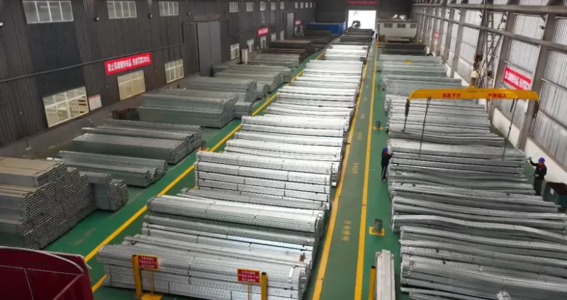 Shunchen steel manufacturing facility and production workshop